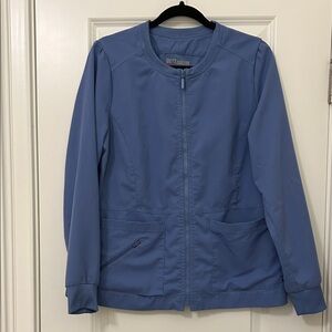 Grey's Anatomy Women's ceil blue Millie scrub Jacket medium